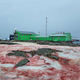 Imagen para el artículo titulado La Antártida amanece con impactantes imágenes de hielo rojo, y no son buenas noticias